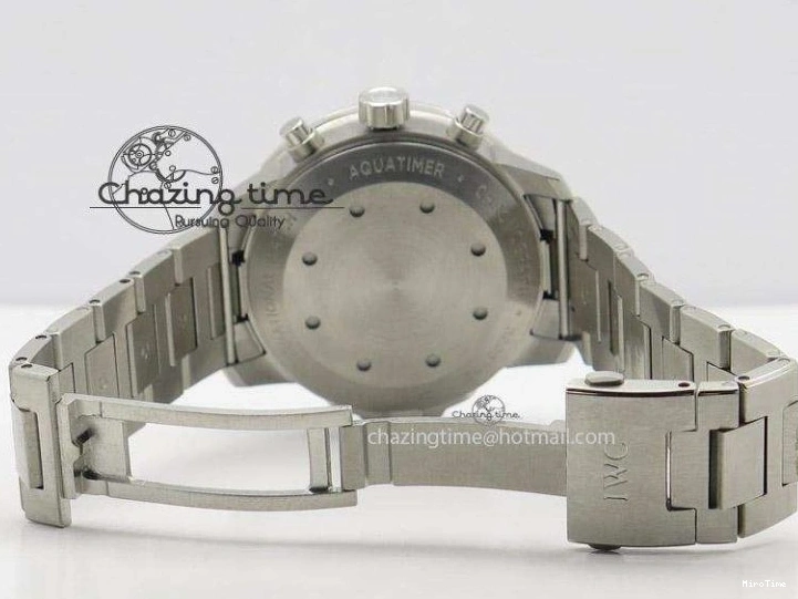 MIROTIME 0211 Classic Aquatimer Chrono IW376803 V6F 1:1 Best Edition Black Dial On SS Bracelet A 7361